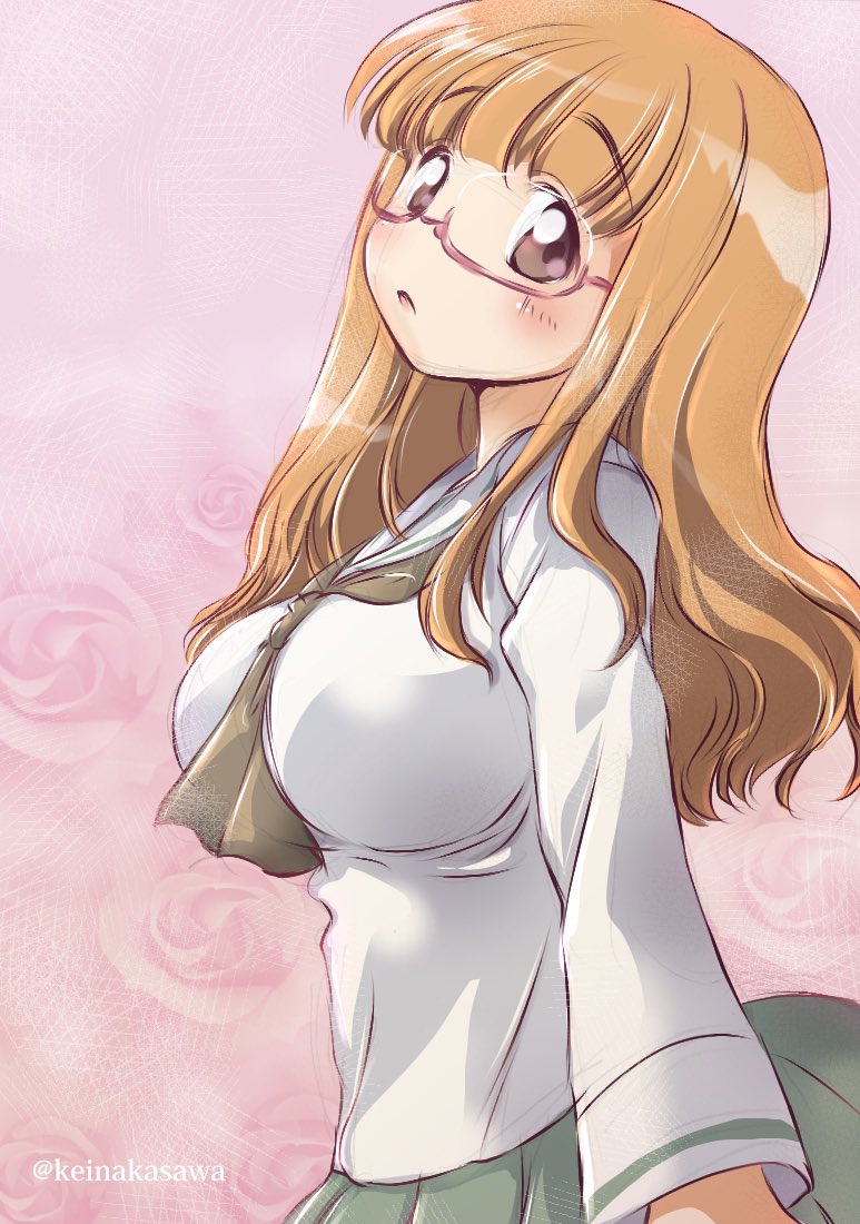 武部沙織 「さおりんたんイェイ〜♪
過去絵すまん
 #武部沙織生誕祭2021 」|なかさわけい㌠のイラスト