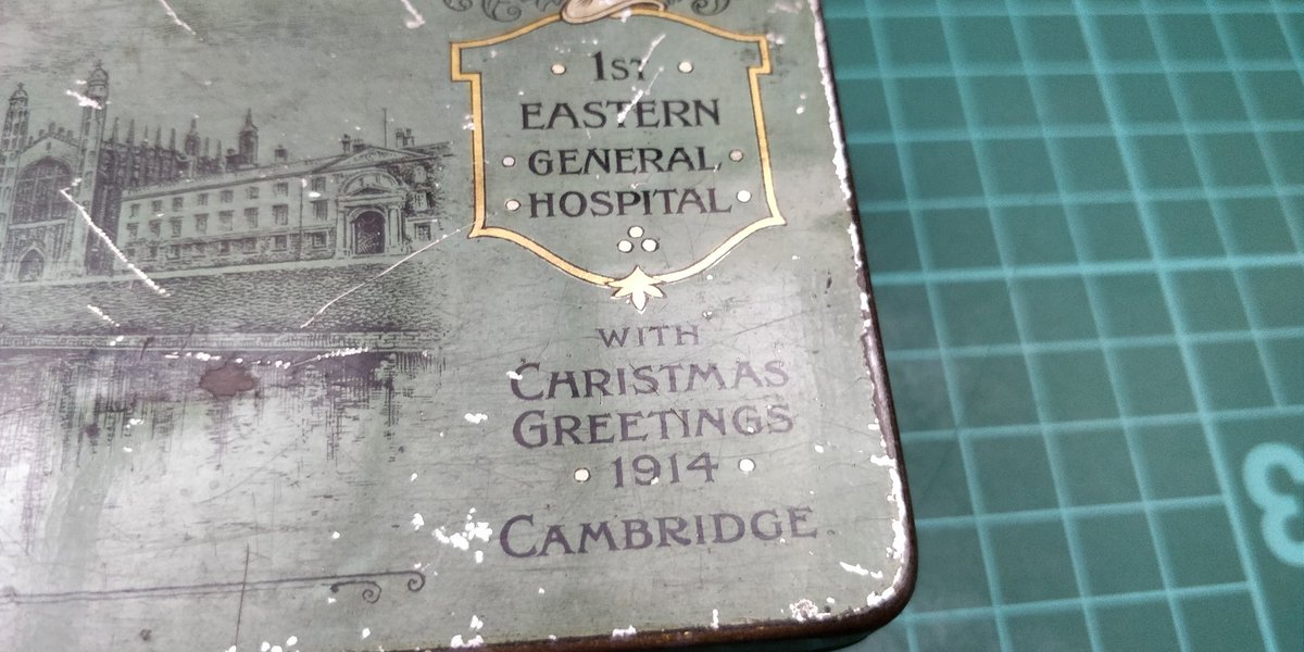 First Eastern General Hospital WW1 tin 1914. Not seen another yet. #Tin #WW1 #Christmas #collecting