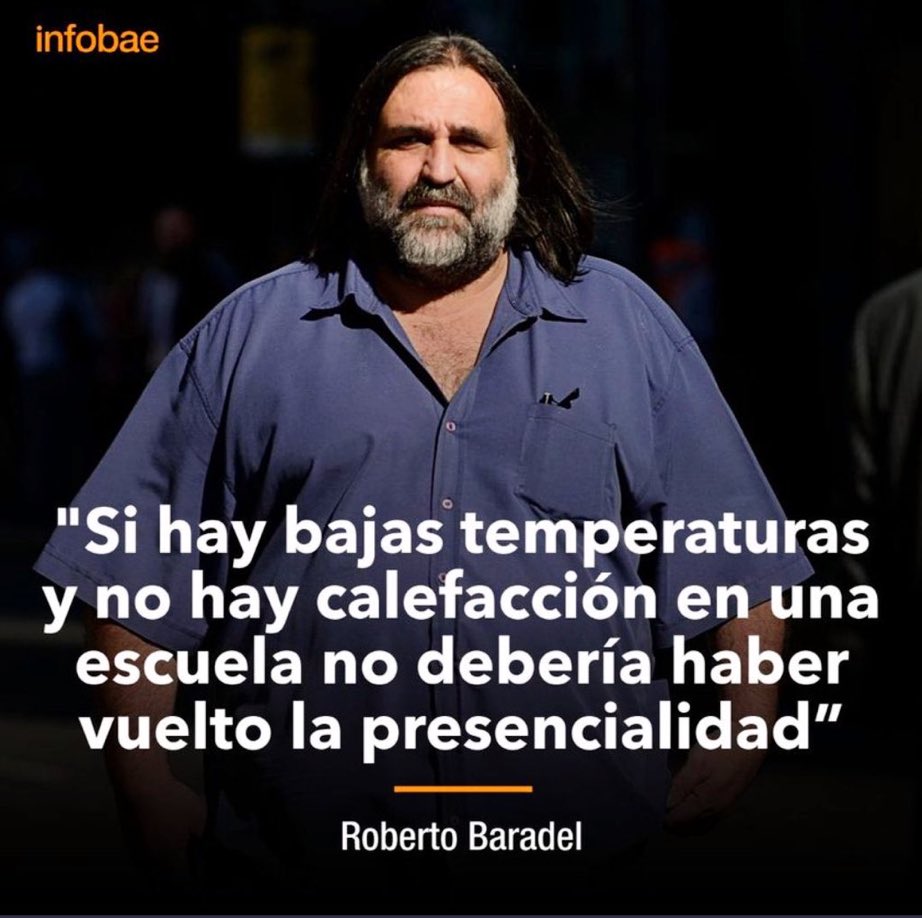 Micaela_Matera's tweet photo. Fui a una escuela primaria sin calefacción
Fui al secundario sin calefacción
Fui al profesorado (nocturno) sin calefacción 
Di clases en escuelas nocturnas en Quilmes y Berazategui sin calefacción
Íbamos emponchamos hasta la nariz
Colegas queridos, más vocación y menos sindicatos https://t.co/polUt7DE3H