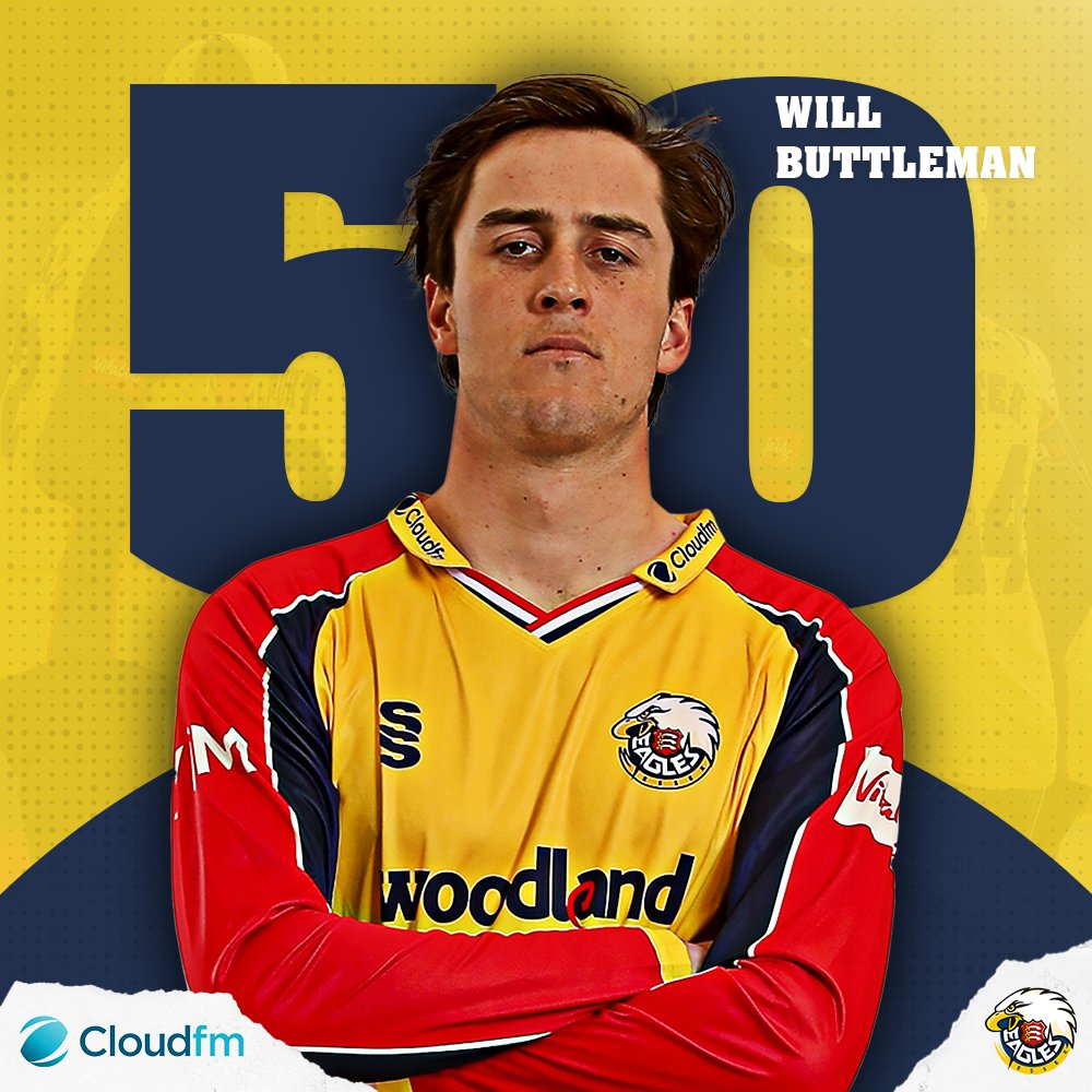 5⃣0⃣ for Buttleman 👏

Well batted, <a href="/Will_Buttleman/">Will Buttleman</a> 💪😁

#SoarWithUs 🦅