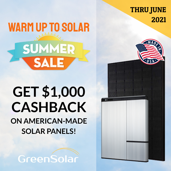 greensoltech's tweet photo. Last chance to get $1,000 cashback on your #solar installation! Our #SummerSolarSale ends on June 30th, so schedule an appointment with one of our solar advisers today! Head to https://t.co/GOiPVBilzV to book your FREE consultation.🌞 #gosolar #solarenergy #solarpanels https://t.co/Ba64TFgxqE