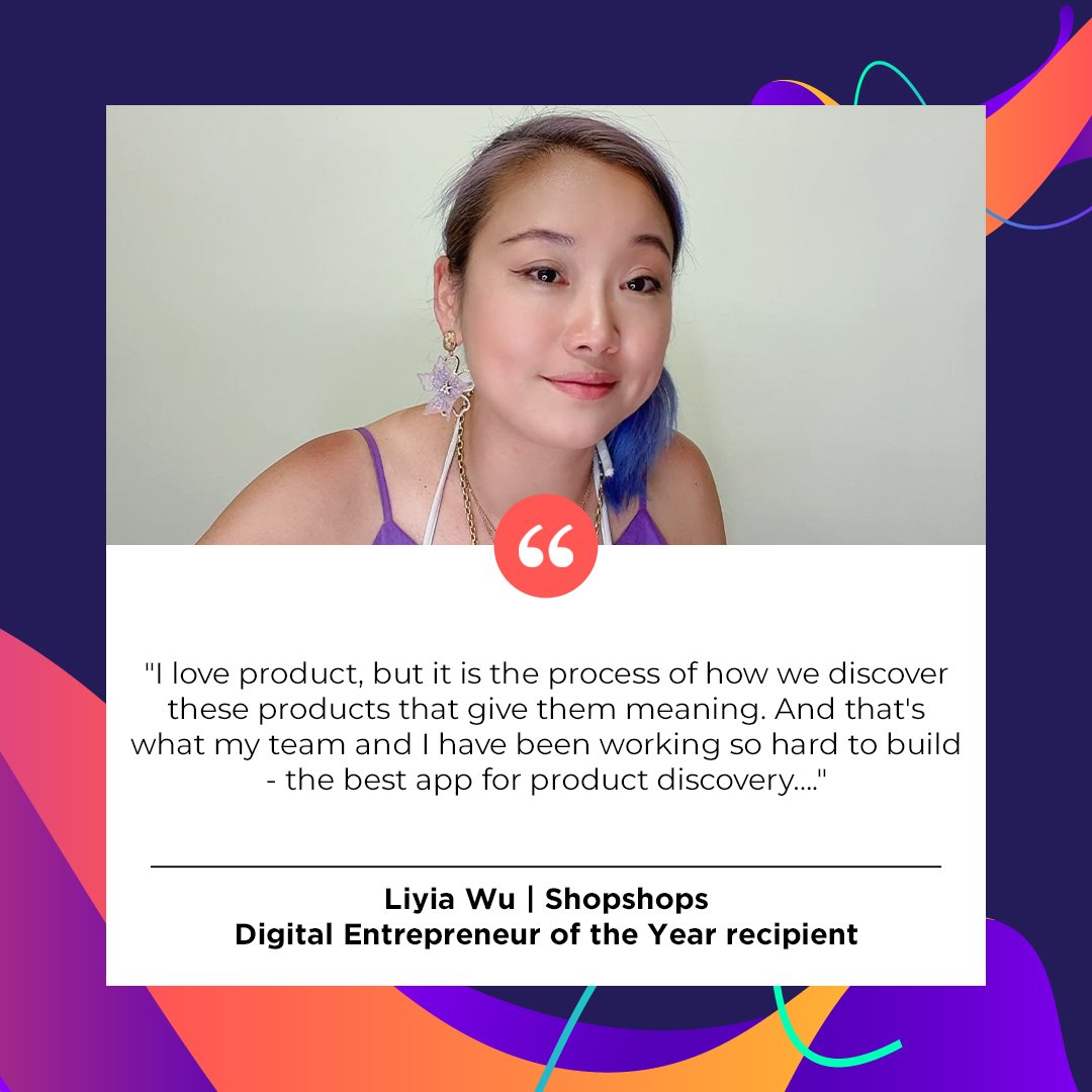 Liyia Wu is an artist &amp; entrepreneur when it comes to shaping the product discovery experience. That's how @ShopShopsLive nabbed #AmericanImageAwards Digital Entrepreneur of the Year