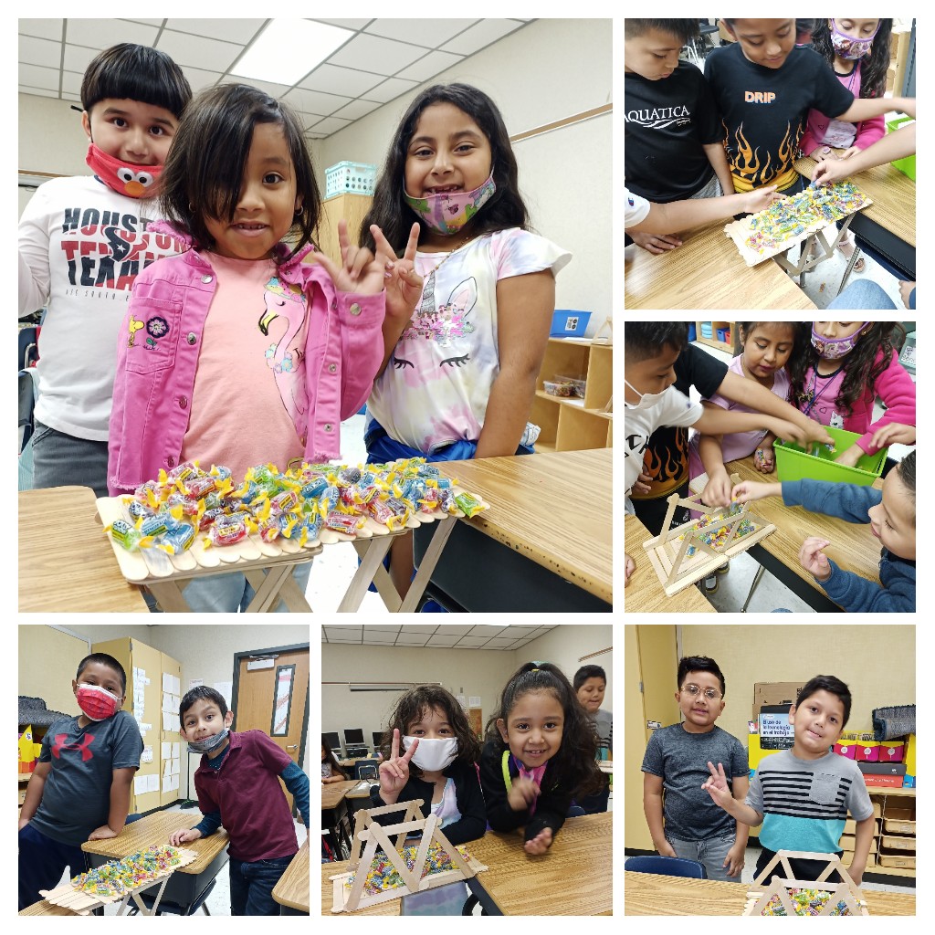 Next engineers of America wanted to test their bridge strength again today. They were amazed triangles could make a bridge strong. <a href="/HarrisElem_Aisd/">Harris Elementary AldineISD</a> @GFTG2021_AISD <a href="/MaryCrismon/">Mary Crismon</a> @NoTeacherLikeMe