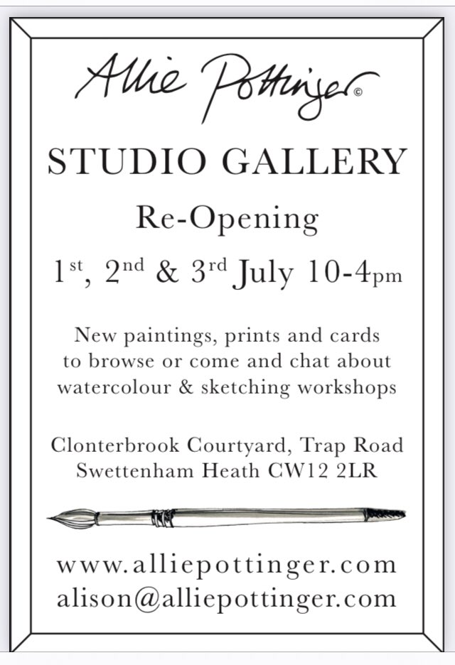 #reopening #gallerystudio #Cheshire #watercolours #exhibition #covidsafe #paintings #prints #cards #originalworks #artist #art #cheshireartist