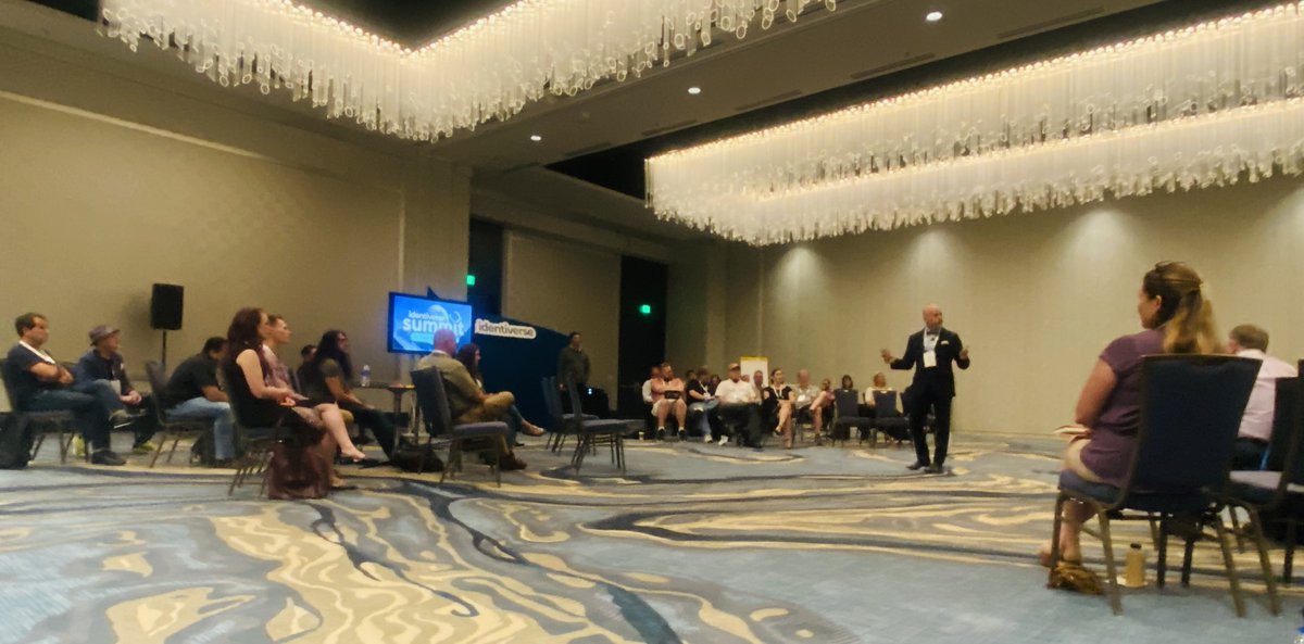 Identiverse's tweet image. @PingTheBird &amp;amp; @jgrantindc have kicked off the #digitalidentification Summit at #Identiverse!  We are actively shaping the future of the industry and speed verified #digitalidentity adoption here!