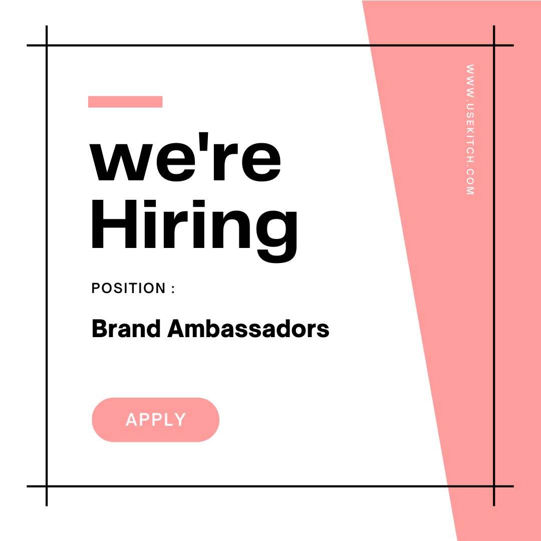 UseKitch's tweet image. We are looking to grow our Ambassador program!

Every kitchen you get listed earn a $25 amazon gift card + 50% of revenue for a year (up to $3k/yr)

Please Email us at hello@usekitch.com to learn more.