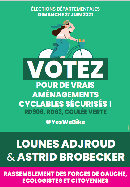 ElodieDorfiac's tweet photo. Pr un réseau cyclable réellement sécurisé, la ville @chatillon92320 doit pvr compter sur la collaboration de @hautsdeseinefr Dimanche votez pr la gauche et les écologistes! #YesWeBike @EELV_Chatillon @EELV_Fontenay92 @AndyKangoud @LounesA @AstridBrobecker @Pauline_RF @AzzazNadege https://t.co/4hZiOmTRQd
