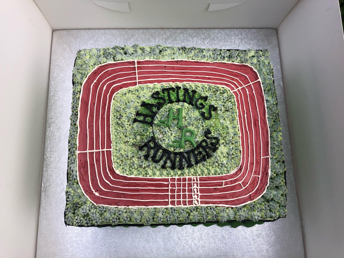 One of our club members brought this birthday cake to track tonight. Not my birthday I should add.

<a href="/HastingsRunners/">Hastings Runners</a>