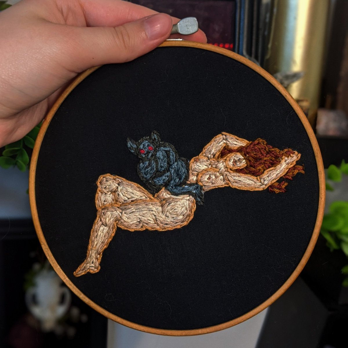 colleen_daves's tweet image. What are some paintings you'd like to see me recreate? 

So far I've done The Nightmare, The Coral Necklace, and Saint Sebastian