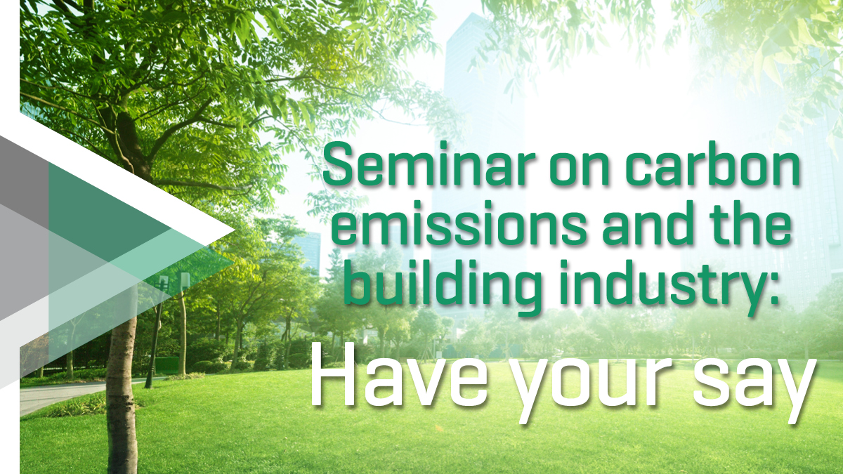 We would like to hear from you. BRANZ is planning to run a nationwide seminar series later this year on climate change, carbon emissions and the building and construction industry.

Let us know what you would like us to cover in this seminar - ow.ly/nvcx50Ffmfl