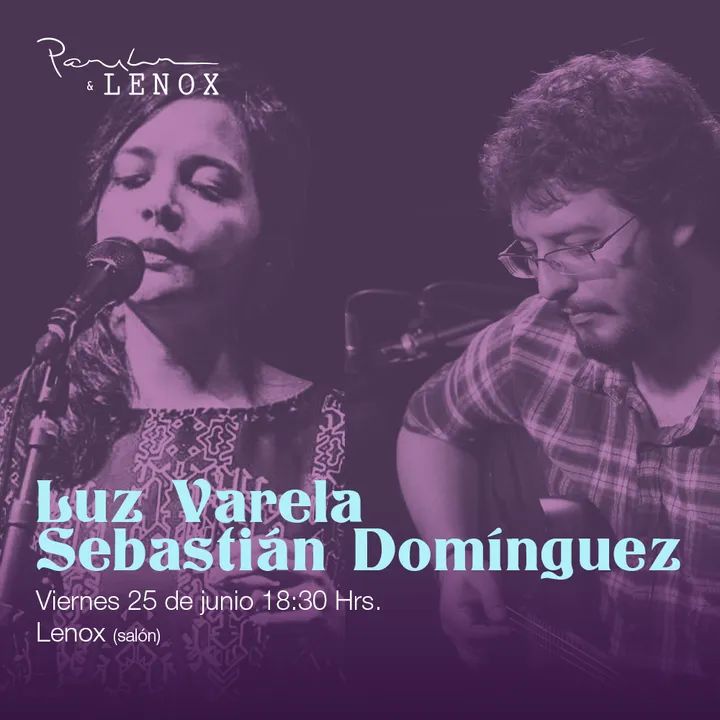 El 25 de Junio de 2021 a las 18:30 hrs. <a href="/luzgazul/">Luz Varela</a> y Sebastián Domínguez Martínez darán un Concierto en <a href="/parkerandlenox/">parkerandlenox</a>. Mayores informes con los Músicos. Esto está qué arde.