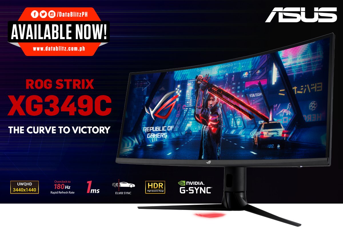 ROG Strix XG349C, Monitores