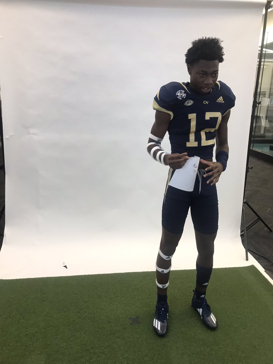 MekhiJones02's tweet photo. Had A Great Visit And Camp At Georgia Tech Today @CoachBrentKey @Hood_Consulting @DexPreps @CoachHeej @the205mike https://t.co/M6XR3JGqV6