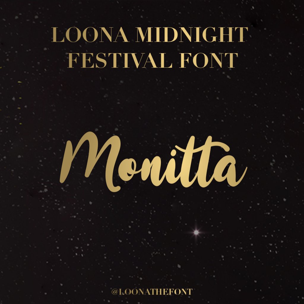 LOOΠ∆ FONTS #FLIPthat tweet media