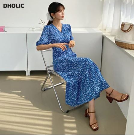 Khroma 骨格診断 Dholicの新作ワンピース 骨格ストレートさん向け 1度お買い物したことがありますが 縫製が甘い部分がちょこちょこあるので1シーズンで着倒す感じで買うべき 4枚目は丈が微妙なところなのでご自身の身長と要相談です 韓国ファッション