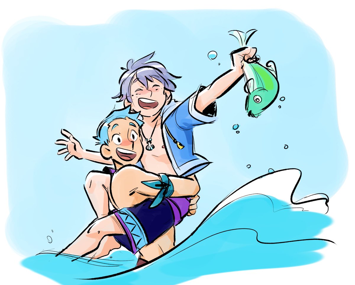 typical_ingrid's tweet photo. I don't play FE Heroes but I am so happy my boys get to go to the beach together 🥺💕 https://t.co/830PXgCM6O