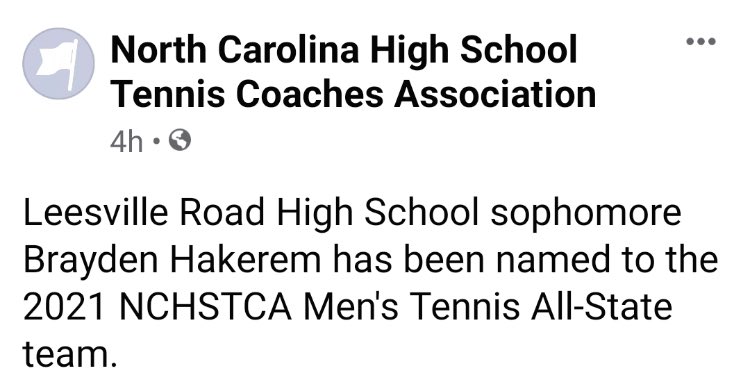 JennHaki's tweet photo. So…this was just sent to me. 🎾 💪🏼  @BHakerem @PrideTennis @LRHSathletics https://t.co/kIi8SIUDT9