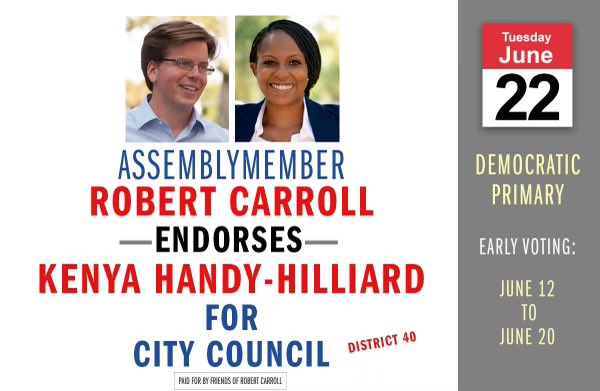 Proud of my friend <a href="/Kenya4ThePeople/">Kenya Handy-Hilliard</a> and excited for tomorrow. #VoteKenya