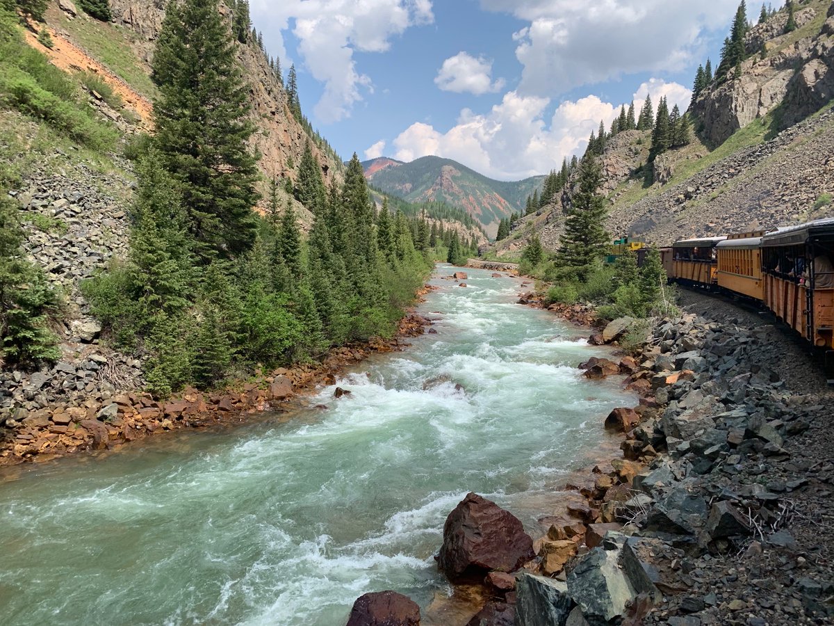 What can I say, I take good nature pictures, but this one is about as post card as it gets! #Colorado <a href="/CityofDurango/">City of Durango</a> <a href="/DSNGRR/">Durango & Silverton Narrow Gauge Railroad</a> #Nature