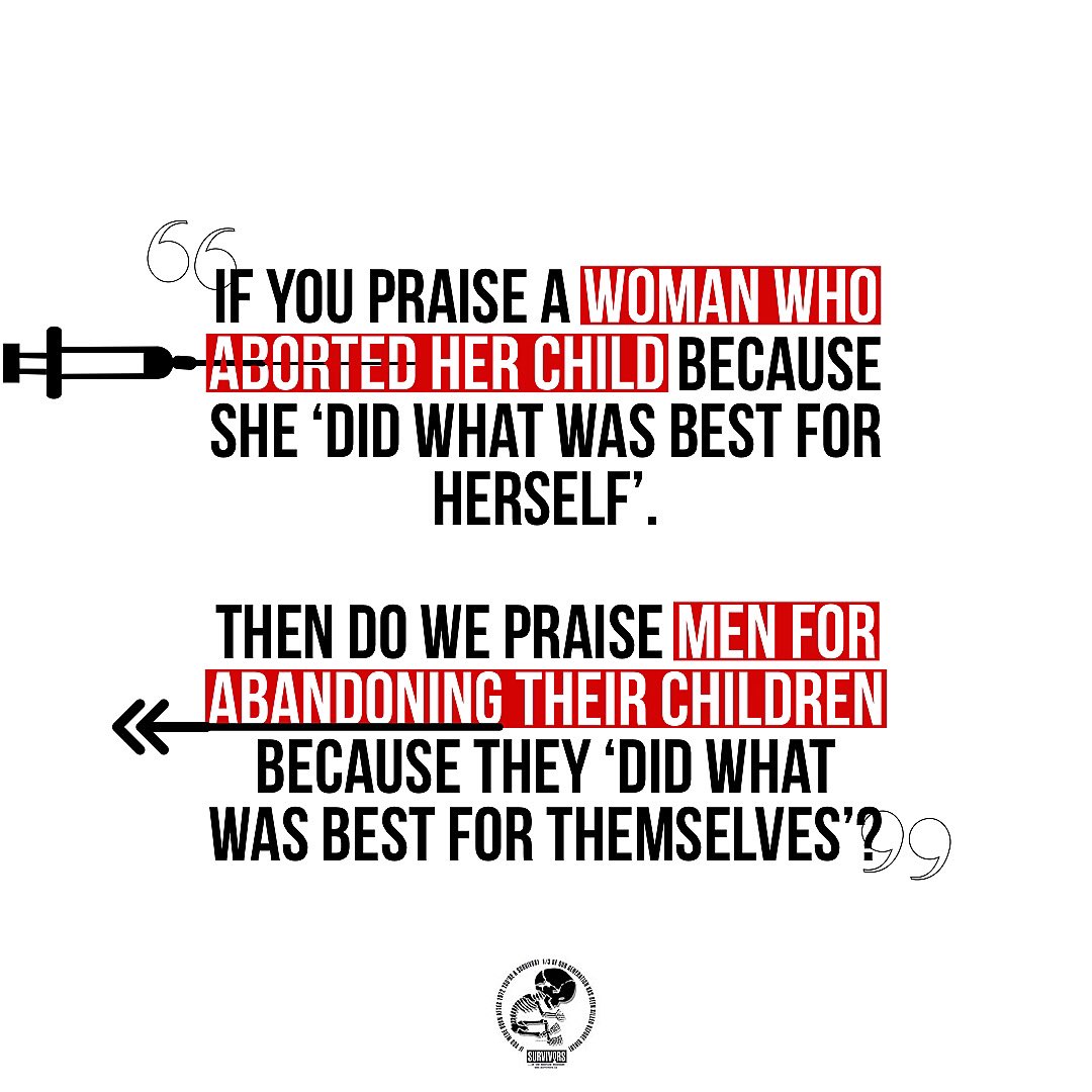 TheSurvivors_US's tweet photo. Really. Think about it. 🤔💭 https://t.co/KaZSn69GzW