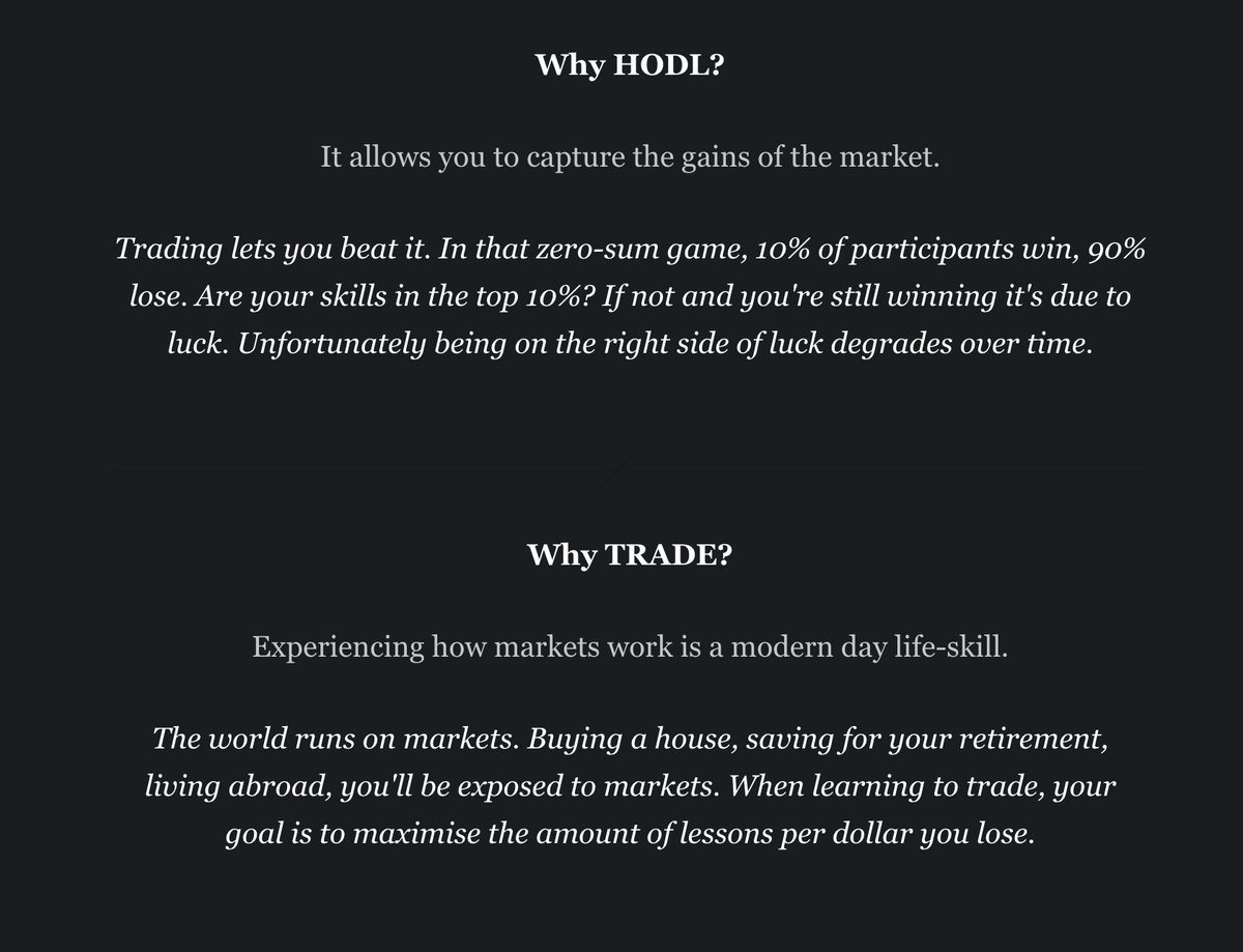 willywoo's tweet photo. @APompliano Experiencing how markets *really* work early in their journey will serve them well. They have time to recover their losses but the lessons will last a lifetime. https://t.co/hSqMymH501
