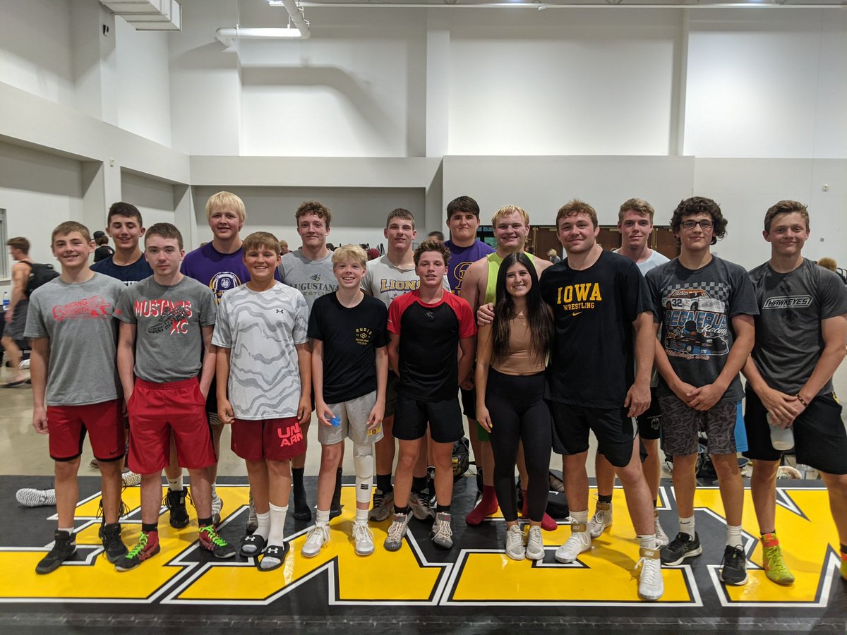 Day 2 of Iowa Camp. Guys are loving it! Awesome to work with <a href="/j_warner156/">Jacob Warner</a>  and all the other guys on the <a href="/Hawks_Wrestling/">Iowa Hawkeye Wrestling</a> team. Also always special to see our former CLGLR manager <a href="/thehannahhh/">Hanna Kucharska</a>