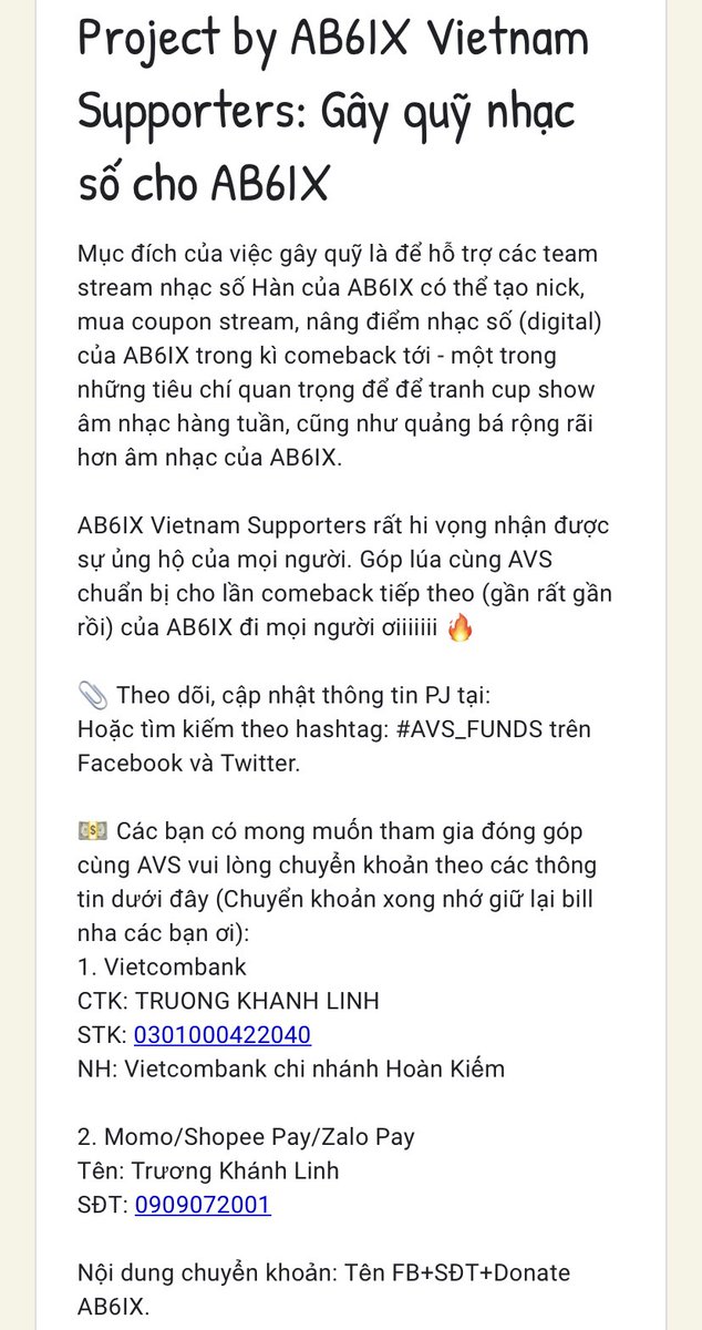 AB6IX Vietnam Supporters tweet media