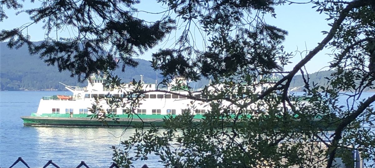 EdforEducation's tweet photo. Commuting to the new job by ferry while looking for a place to live on Lopez Island. I missed the 4:15 ferry, they canceled the 6:20 ferry, and the 7:35 ferry will be late. 😂 #ferrylife https://t.co/xutAtbSHaj