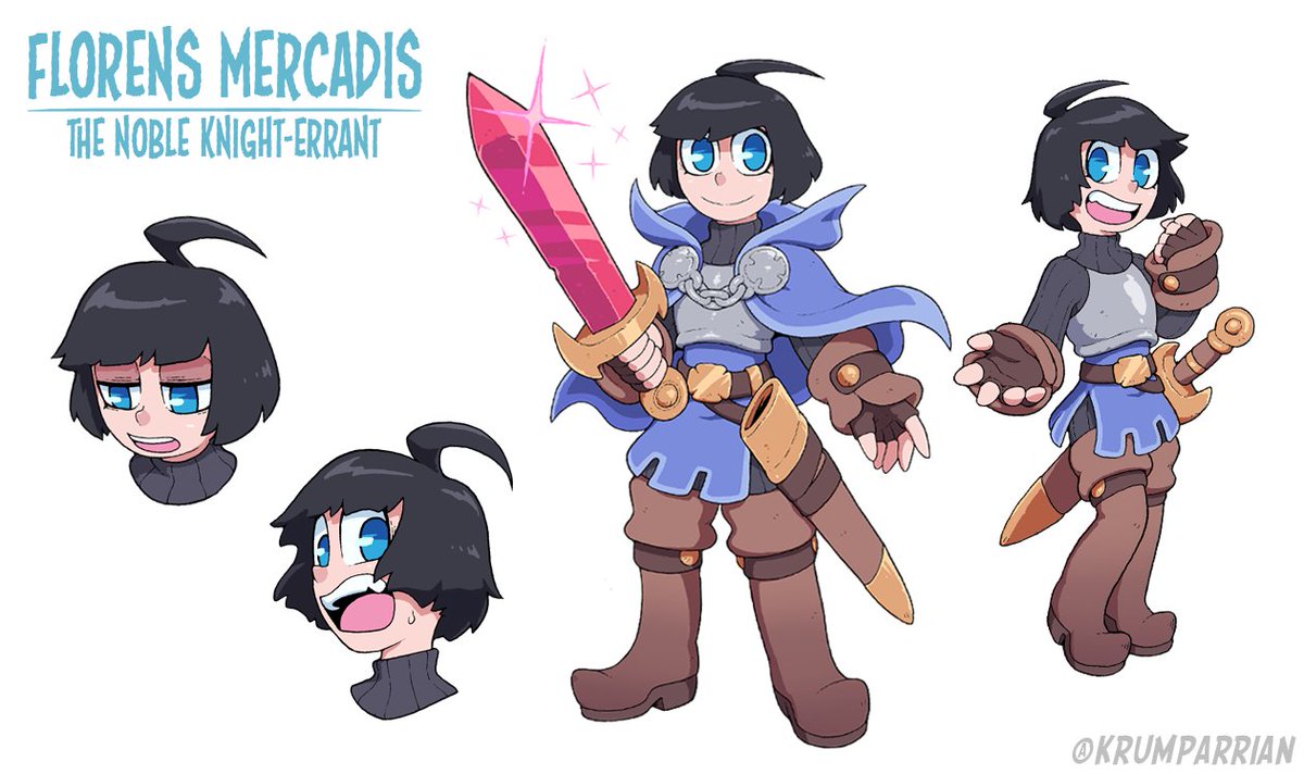 krumparrian's tweet photo. The Noble Knight Florens https://t.co/sQuYPBelCP
