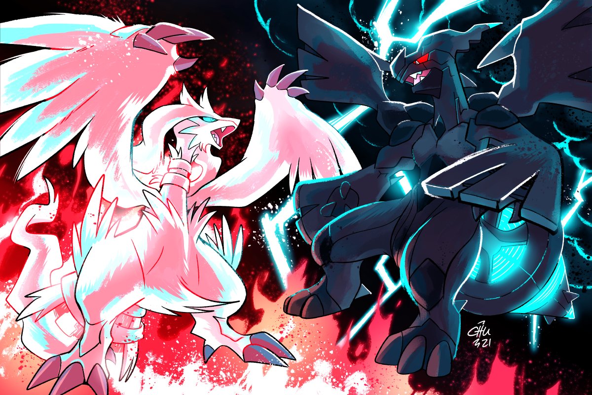 Zekrom vs Reshiram