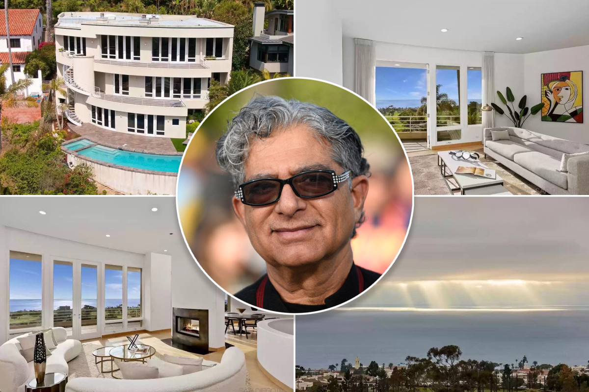 Deepak Chopra's super spiritual house with 'God rays' listed for $5M