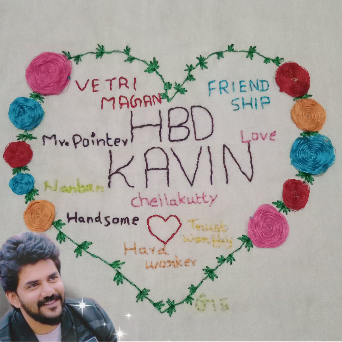 gokila_gokila97's tweet photo. Happy Bday @Kavin_m_0431 💐💐..
U r my Inspiration..😍 The way u handle every difficult situation with smile is really awesome..💕May u achieve everything what u will desire..🤗❤️My prayers &amp; wishes'll always b with u kavin.. Keep faith &amp; working hard.. 🤗
#HappyBirthdayKavin https://t.co/QaDnk3jIPW