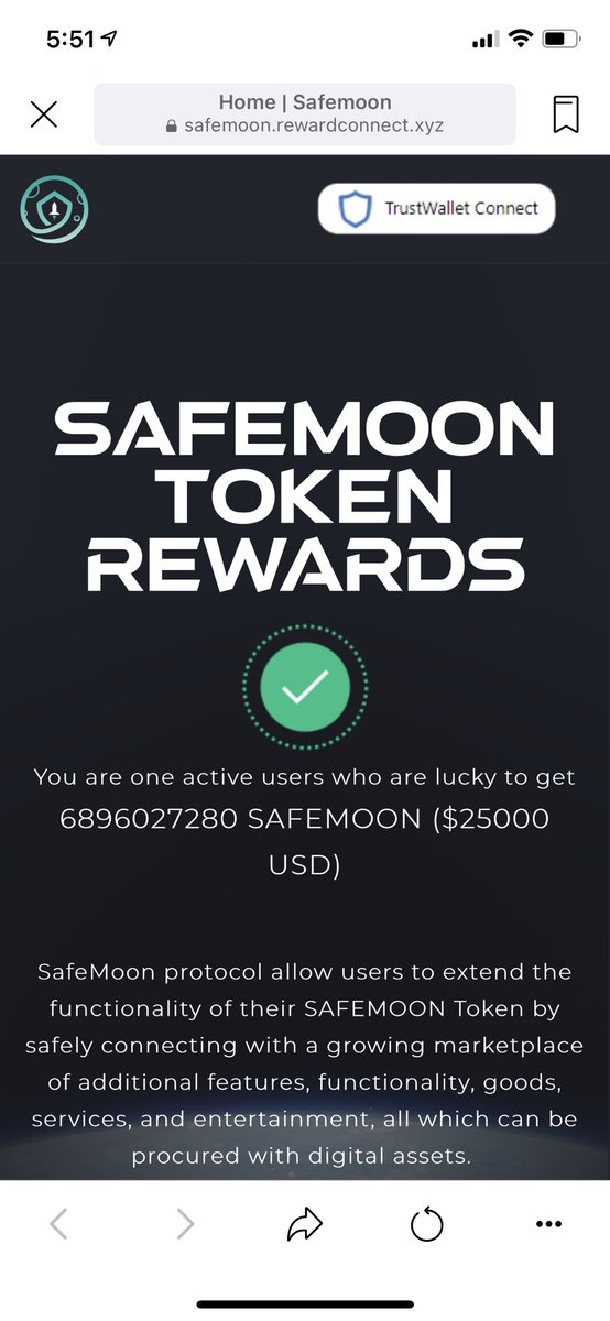 steven03293957's tweet photo. @papacthulu is this real they want me to link my MetaMask to receive it https://t.co/XcRlrnd4EF