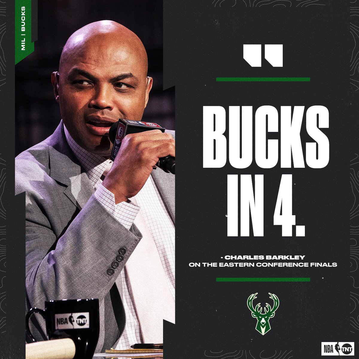 [花邊] Charles Barkley 預測公鹿隊四戰橫掃老鷹