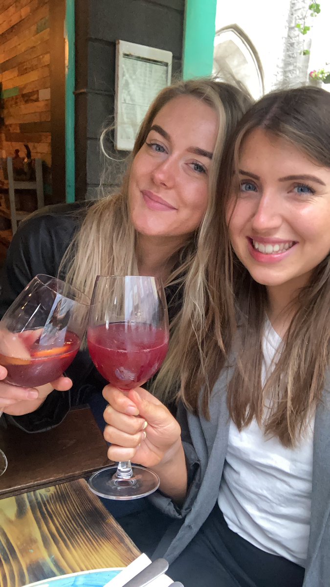ainebuckley99's tweet photo. The sangria girls drinking sangria wearing sangria tops doing sangria things at sangria restaurant Galway https://t.co/oU6sCugroN