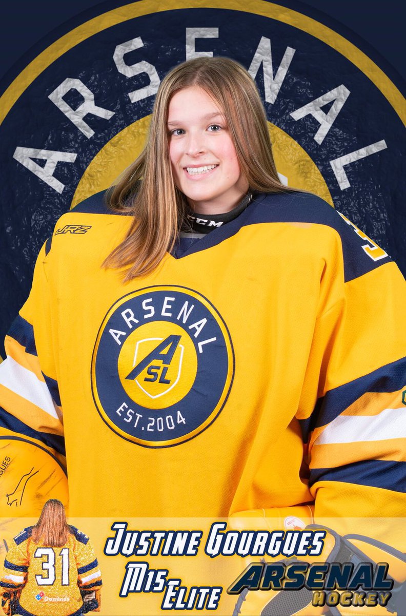HockeyASL's tweet photo. Félicitations à Justine Gourgues de l’Arsenal M15 Élite, qui a reçu une invitation pour le camp d’équipe Québec qui nous représentera aux Jeux du Canada !
Toute l’école est derrière toi Justine!
Bon succès 👏👏
#ASLpride #ASLstrong https://t.co/Z4pSN4nOz8