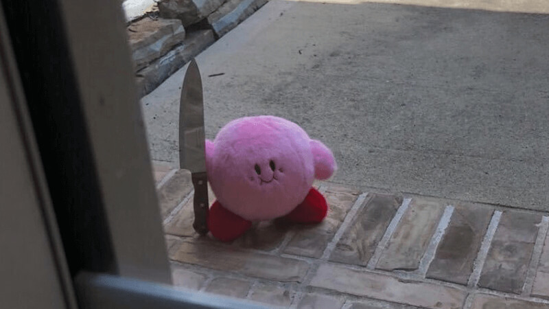 DrakSaur64's tweet photo. @Caff_D08 Kirby cuchillo 😈 https://t.co/vgdm34Y86X