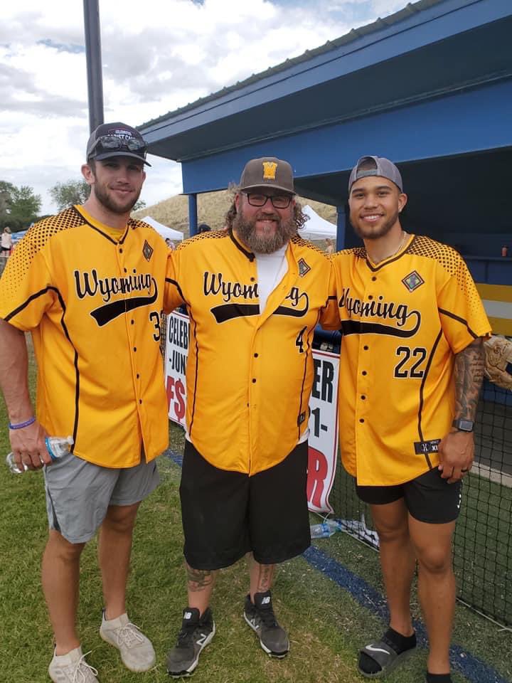 Had an awesome weekend @WYOCAC in Cody, Wyoming. <a href="/adamwaddell15/">Adam Waddell</a> was the defensive MVP and <a href="/Josh_Harshman/">Josh Harshman</a> hit a few dingers. Marcus Epps showed off the wheels a couple times, too.