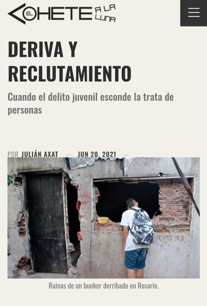 julianaxat's tweet photo. Mi nota sobre el delito juvenil visto desde la trata de personas https://t.co/yU5Pce9HEP https://t.co/shJJvq6IXb