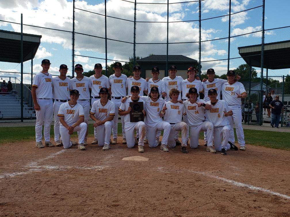 Riseupsuns's tweet photo. East Baseball is headed to state!!!  A 3-0 win over Manitowoc makes East Sectional Champions! #RiseUpSuns https://t.co/MECYRKWyx6