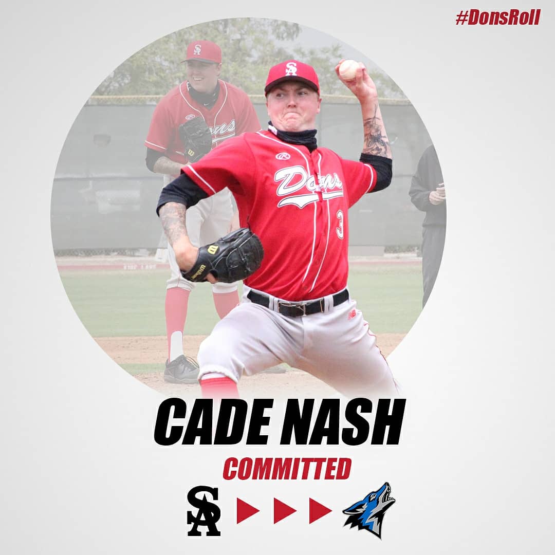 SACDons's tweet photo. 2️⃣ more Dons are headed to the next level! 

Dane Baker ➡️ @utahbaseball
Cade Nash ➡️ @CSUSB_Baseball

#DonsRoll https://t.co/LtWMOahokf