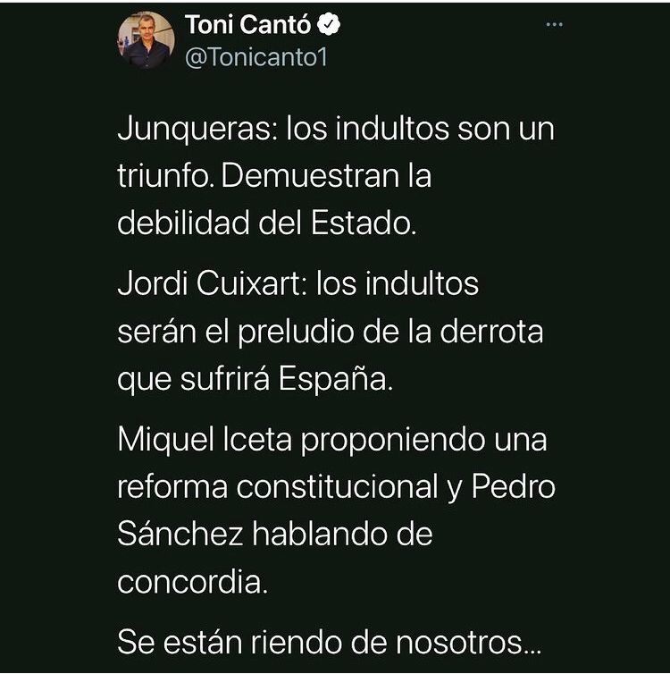 Espero que el #ConsejodeEuropa haga también un informe en contra de #Alemania, #Francia y #Portugal por no permitir los partidos políticos independentistas...