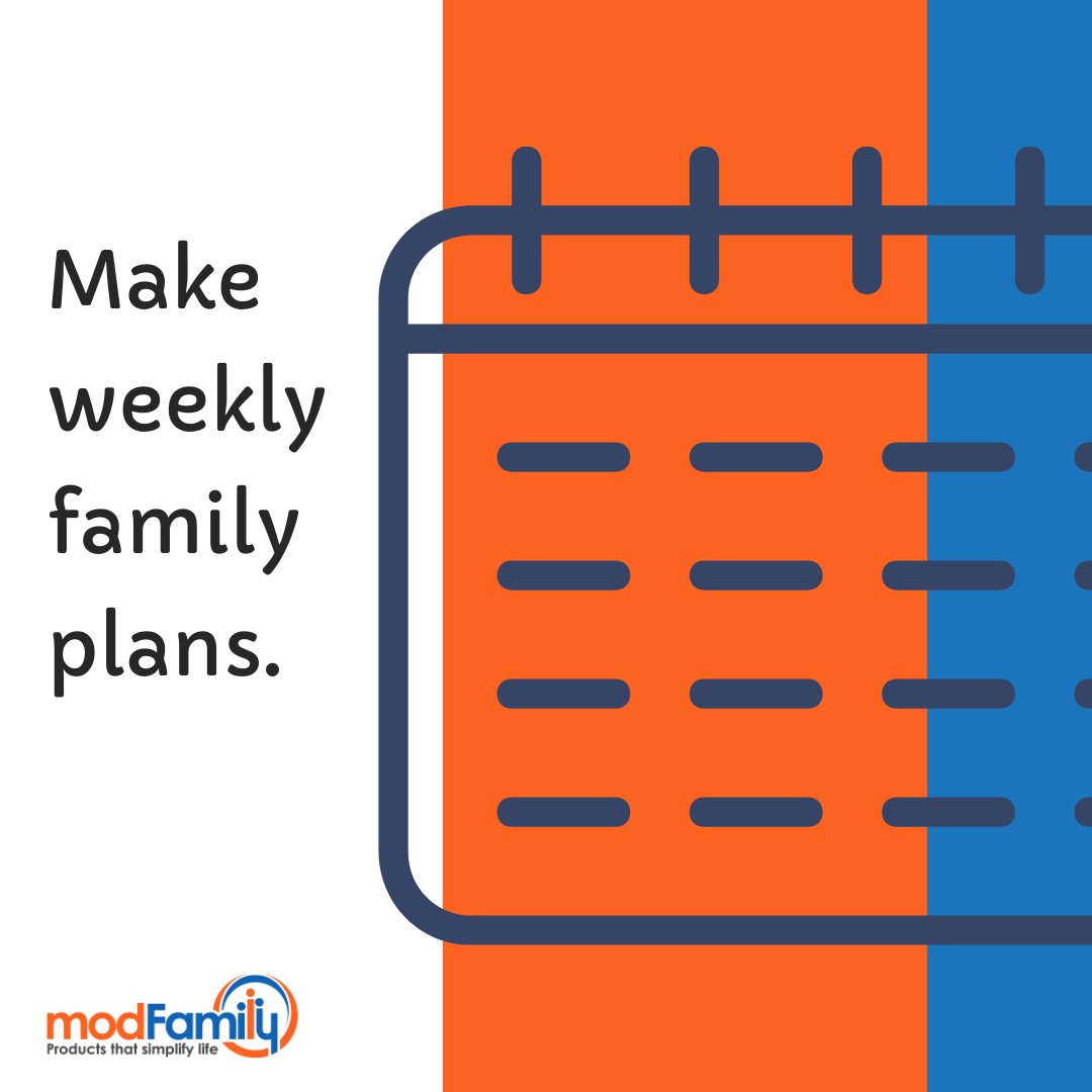 ModfamilyLife's tweet image. Do you have a #familyroutine? It&apos;s a good idea to get into the habit of doing certain things every week. #parentingwin