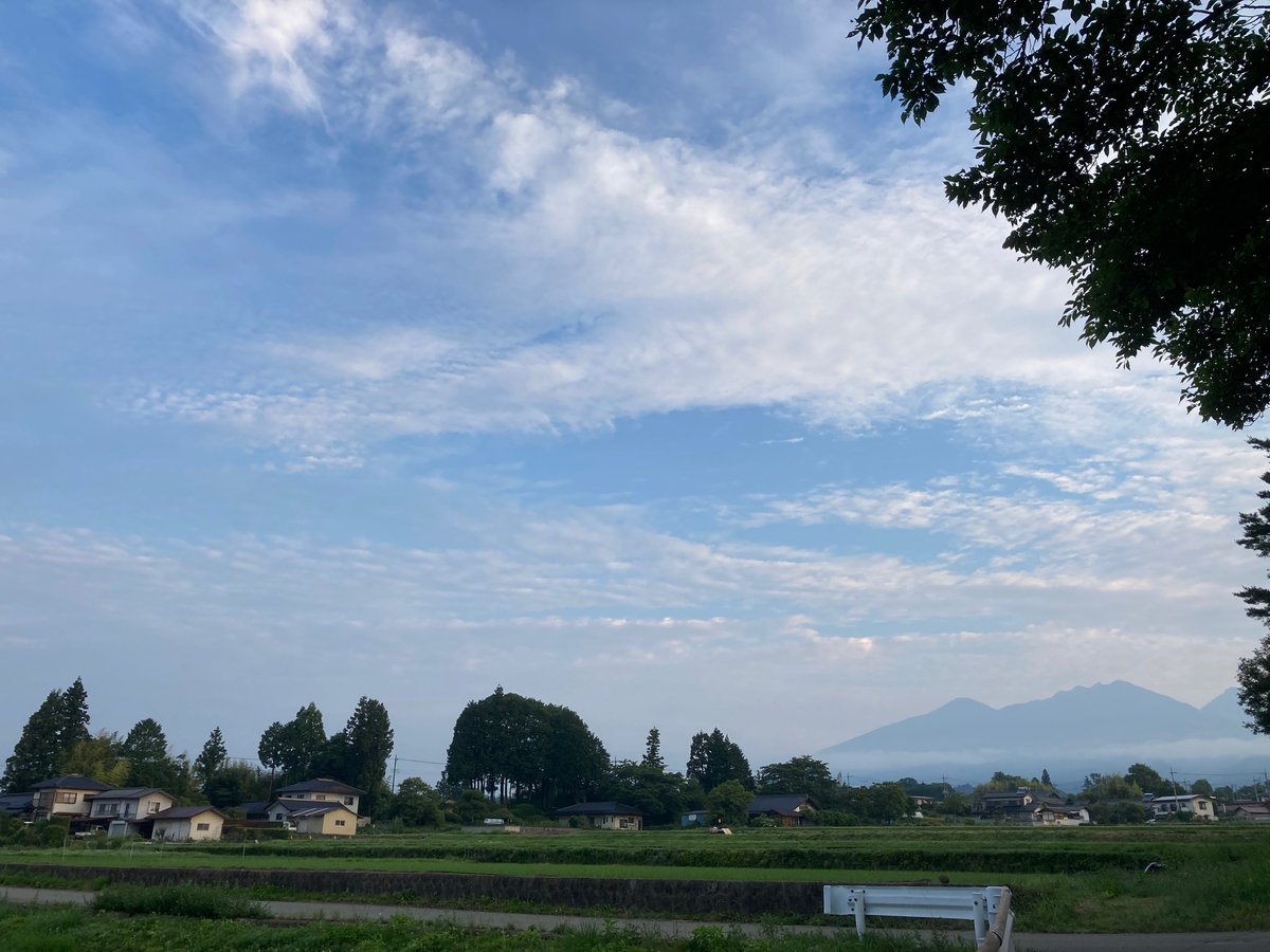fufufyi's tweet photo. 愛犬ココロの気まぐれ散歩
天気になりそうな予感。
雲の形がいい感じです。
#おうちで北杜 https://t.co/IFnaeqdFM8