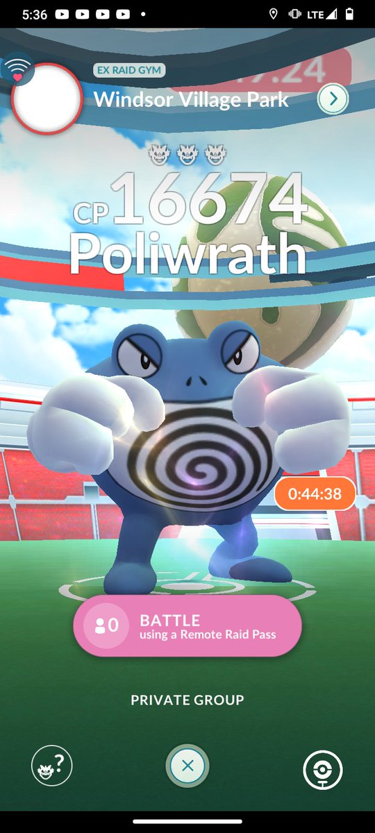 Andy36690654's tweet photo. #PokemonGOraid
#PokemonGoRaids 
Poliwrath raid
3209 4816 8307 https://t.co/sOmK7zdchZ