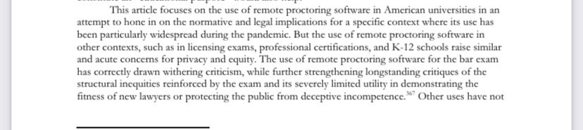 LAM_Barrett's tweet photo. &amp; to be crystal clear, “higher ed should throw remote proctoring software in the trash” also includes “decision-makers for the other scary contexts in which this stuff is being used” (prof. licensing, interviews &amp; employee certifications, &amp; k-12 schools) https://t.co/xO4WA2mudl https://t.co/WvJbqPliga