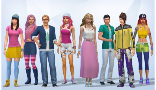 KiraRee26627653's tweet photo. Here are some fabulous townies for our sims worlds! Their outfits all represent different Pride Flags! #kirareedagain #integrity #community #showusyoursims #party #beautiful #acceptance #pride #LGBTQIA+ #SOSblockparty #lesbian #transgender #gay #bi #nonbinary #pan #rainbow https://t.co/sO6lNJj0Kp