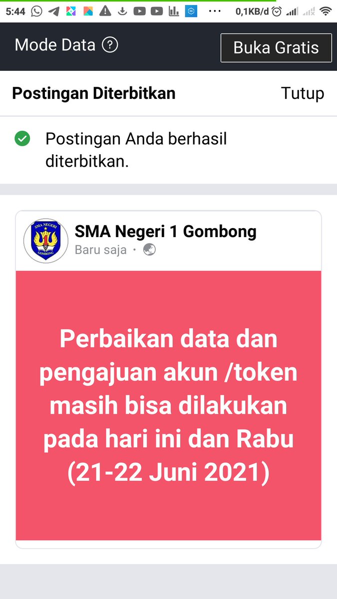 smansago's tweet photo. Masih ada kesempatan 2 hari https://t.co/B60X9NyDje