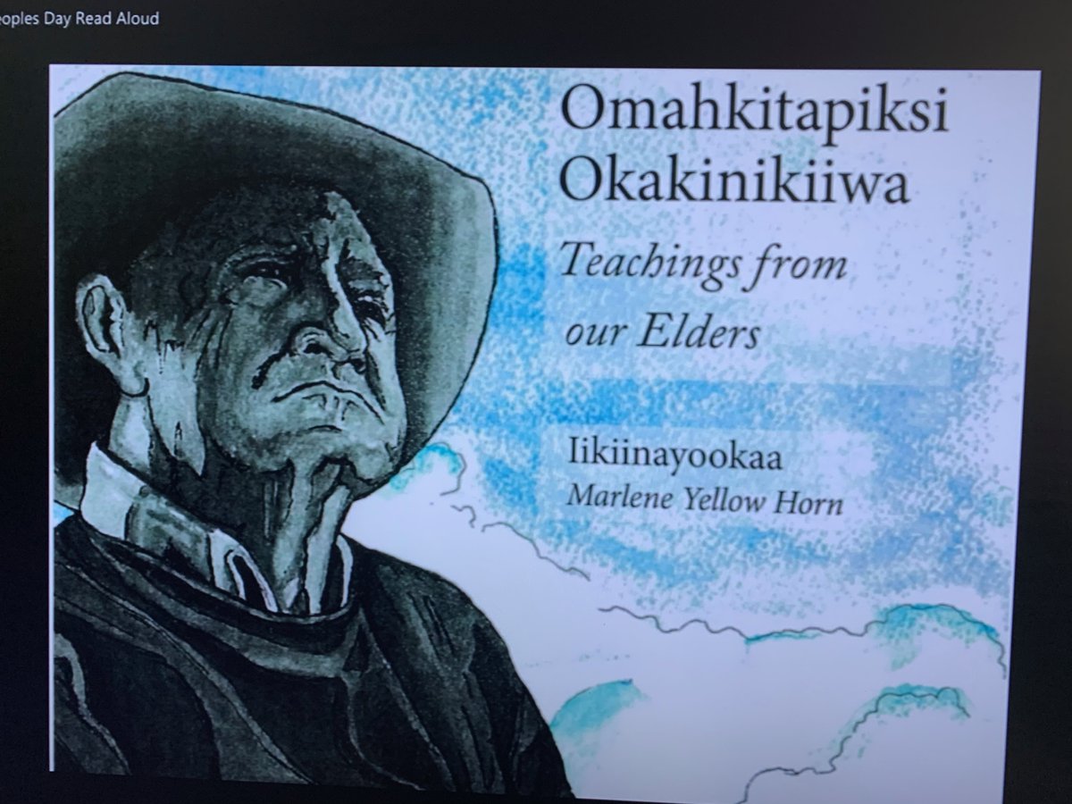 In recognition of #NationalIndigenousPeoplesDay students were so excited to hear from Chief Superintendent @UsihChristopher and join the Read Aloud by Iikiinayookaa @piitoayis of Omahkitapiksi Okakinikiiwa: Teachings from our Elders #CBEIndigenousEd #WeAreCBE