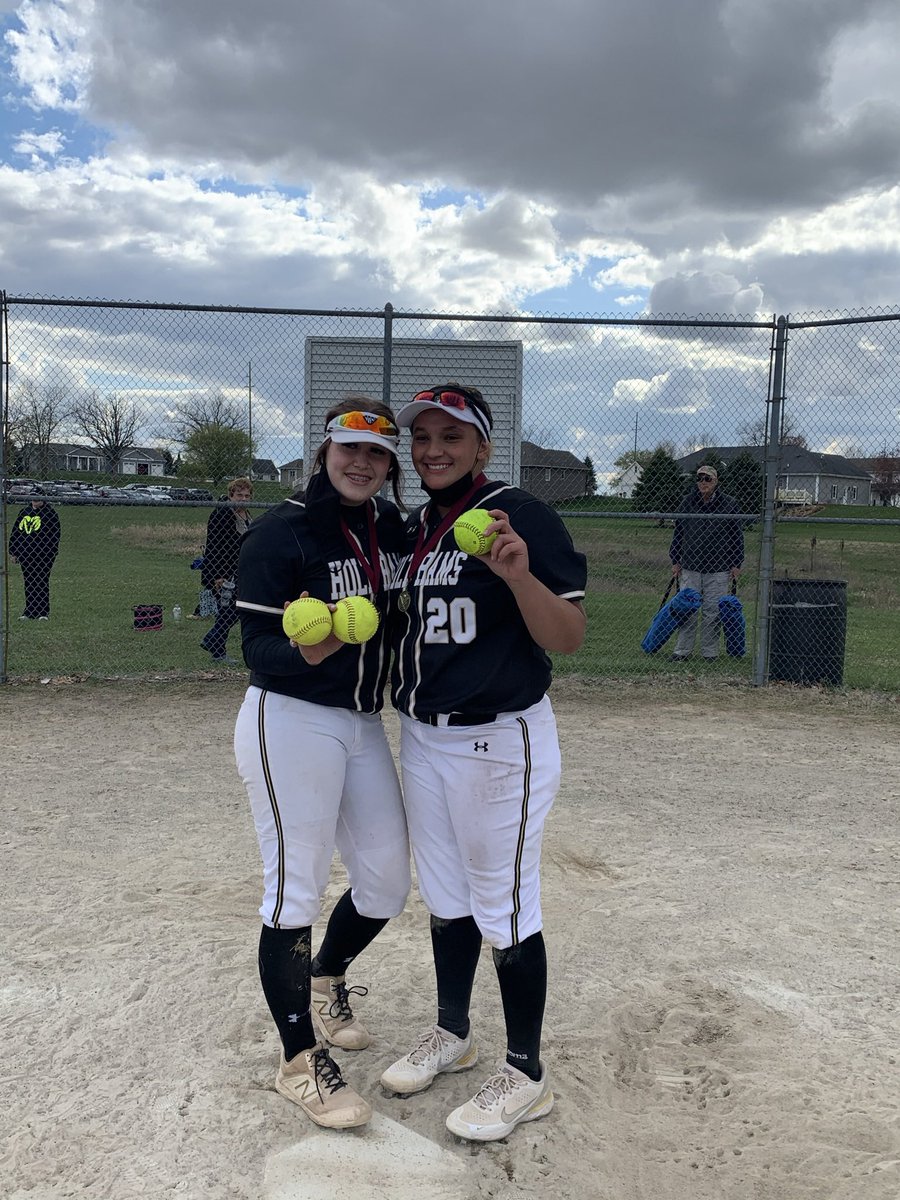elysebrittain's tweet photo. Huge S/O to Eva Curtis. Her and I were both able to achieve big things the high school season. I earned HM All State for DP and she earned  All State for 1st based. Happy to represent holt softball ❤️ @HoltAthletics https://t.co/tCrx8Anlwb